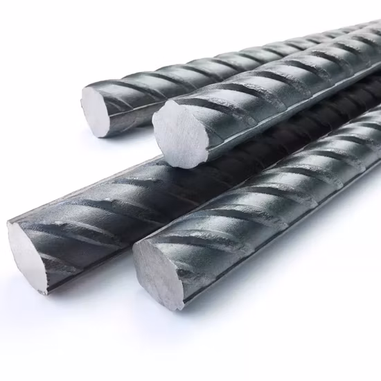 ASTM A615 BS4449 B500b HRB335 HRB400 HRB500 Construction déformée Barres d'armature en acier au fer au carbone Barres rondes en béton d'armature renforcées Tmt pour structure en acier